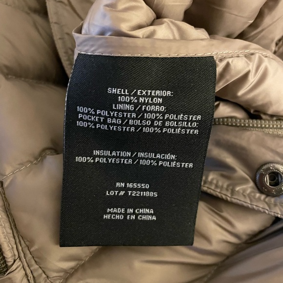 32 Degrees Ultra-Light Down Long Jacket, Tan/Light Brown, Size S, EUC - Picture 11 of 11